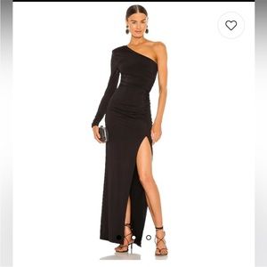 Michael Costello X REVOLVE GILLY MAXI DRESS IN BLACK XS